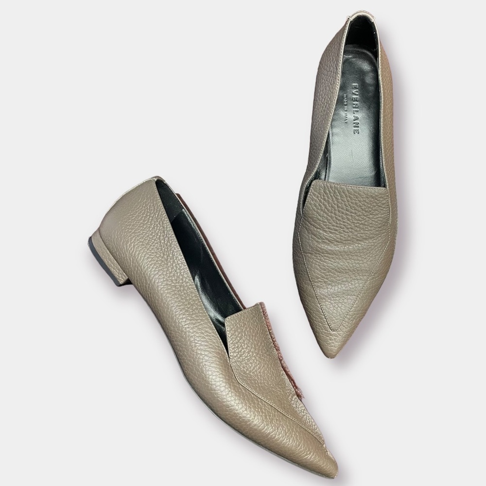 Everlane The Boss Loafer Dark Taupe Size 10.5 - Picture 2 of 9